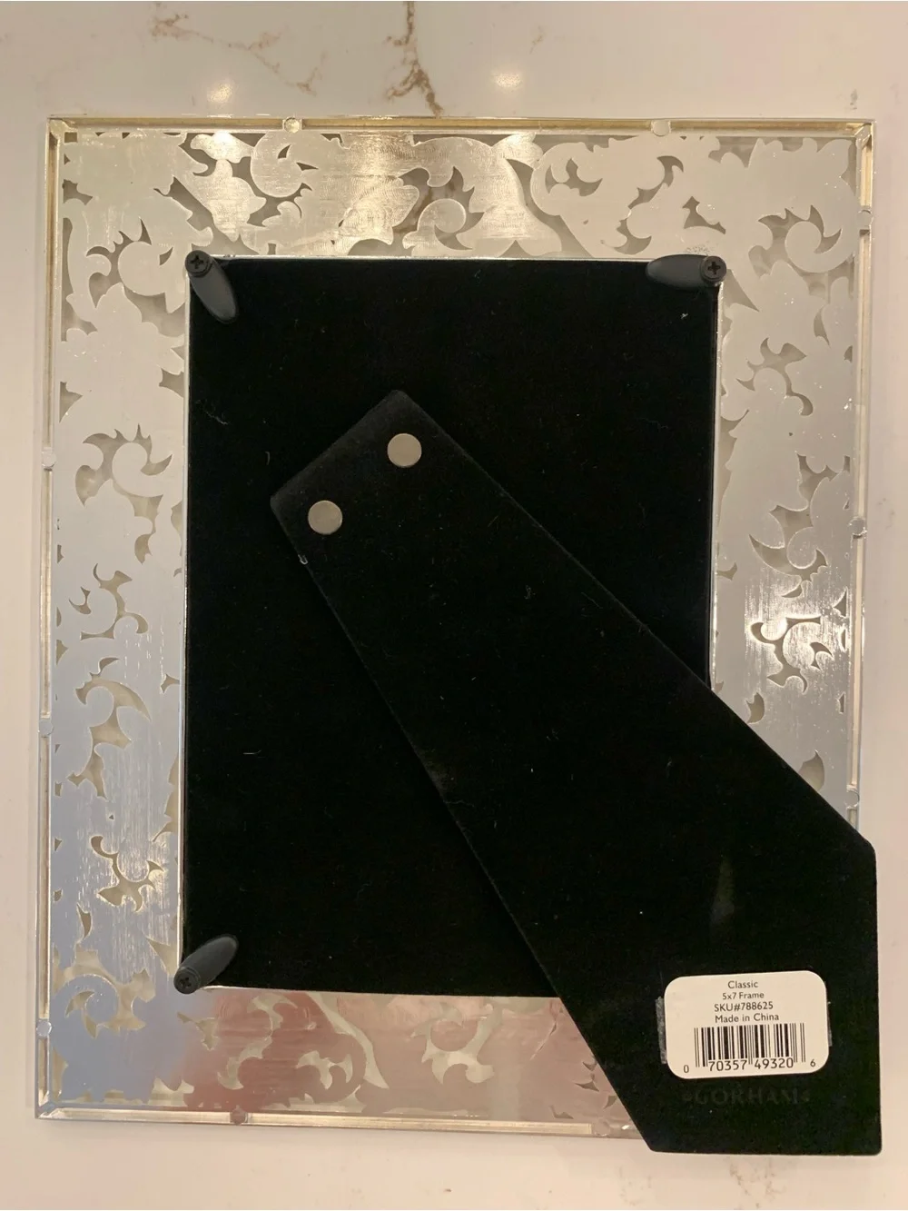 Gorham Silver Plated Photo Frame For  5”x 7”  Pictures NEW no box